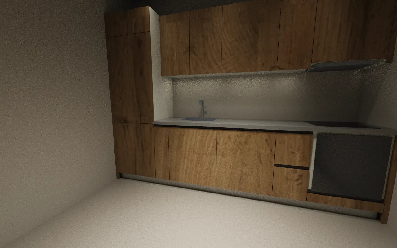 3D images of the kitchen — Sink